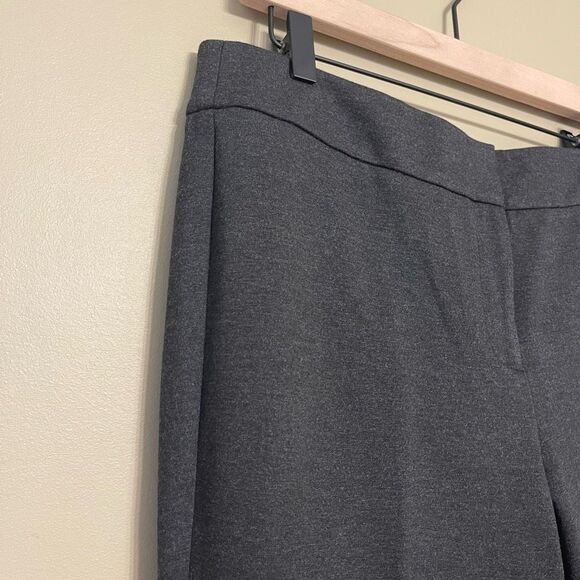 Talbots Womens Grey Pleated Rayon Blend Dress Pants Petite 12 - Picture 9 of 10